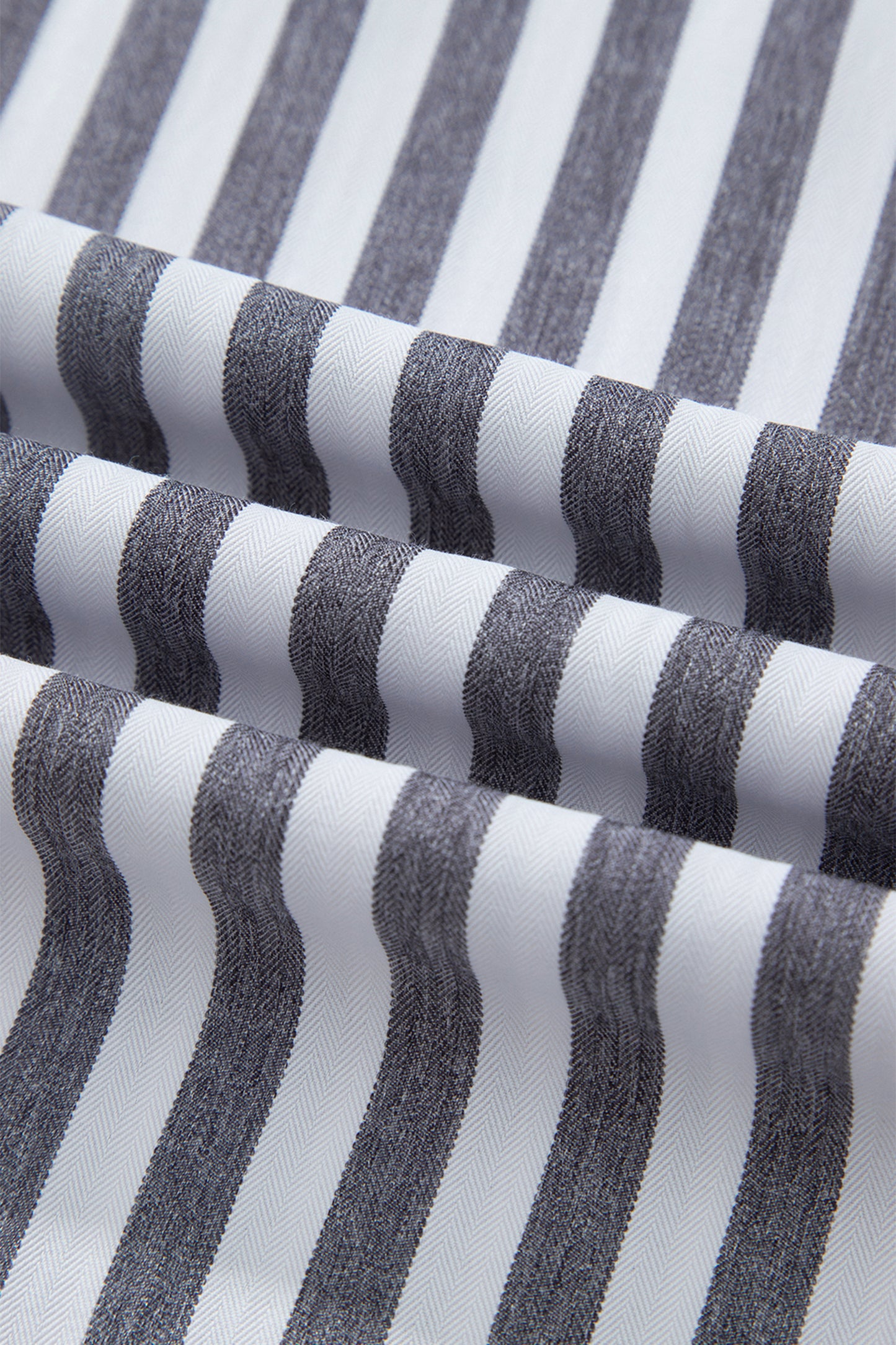Stripe Shirred High Waist Loose Summer Pants
