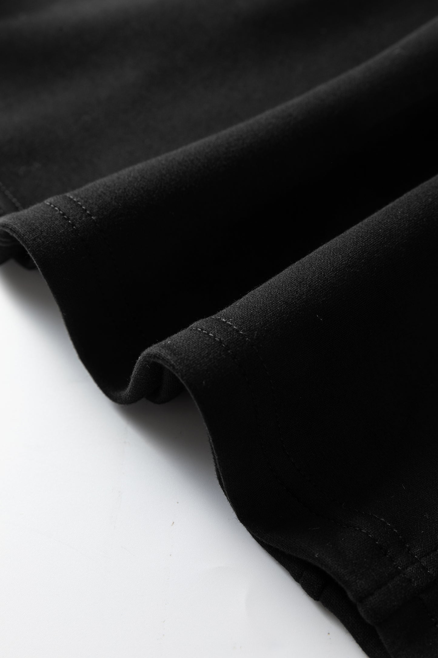 Black Leopard Patchwork Zip Collared Short Puff Sleeve Shift Mini Dress