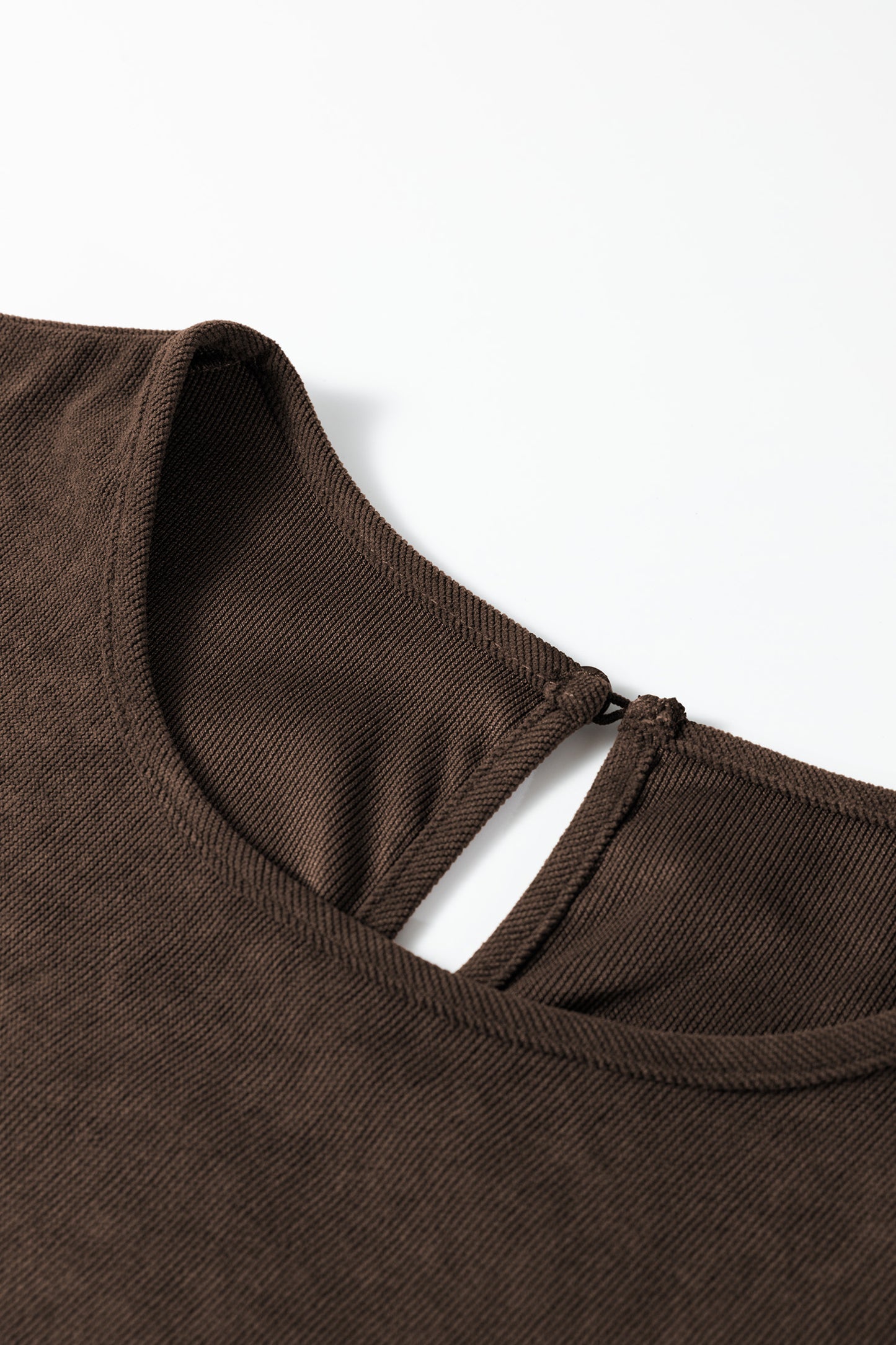 Black Lantern Sleeve Tiered Mini Dress