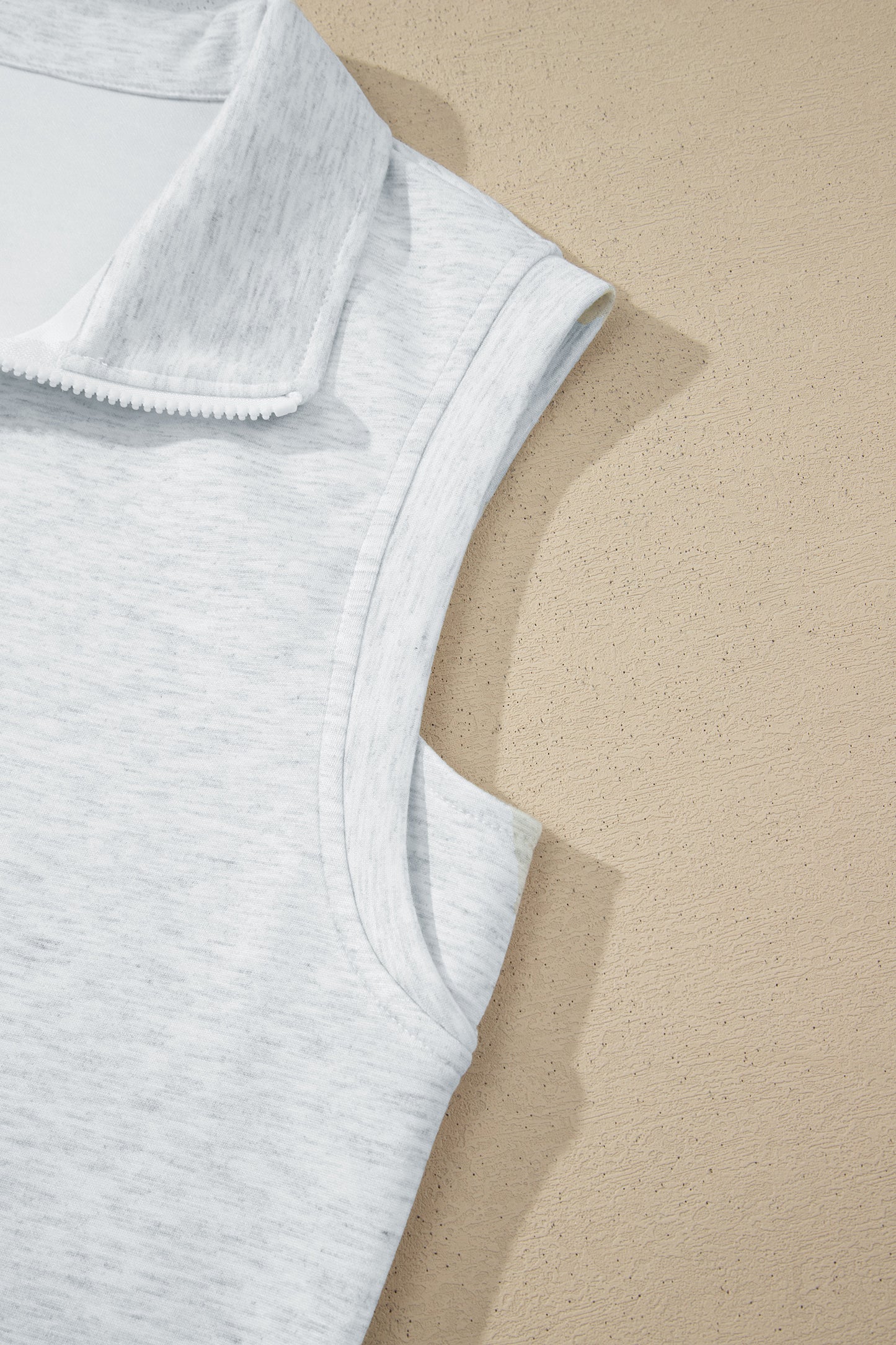 Solid Color Sleeveless Zipper Tank and Skort Set