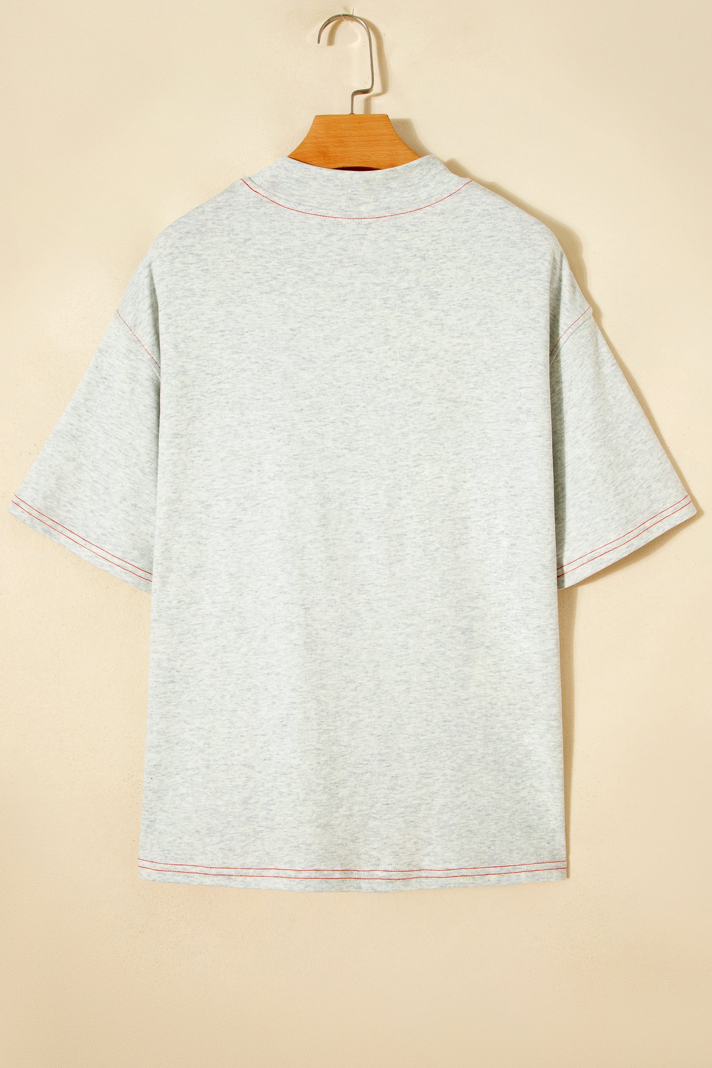 Reversible Contrast-Stitched T-Shirt