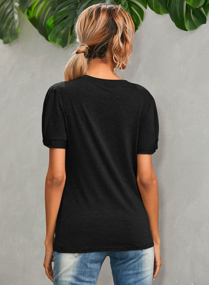 Slim Fit Solid Crew Neck T-shirt