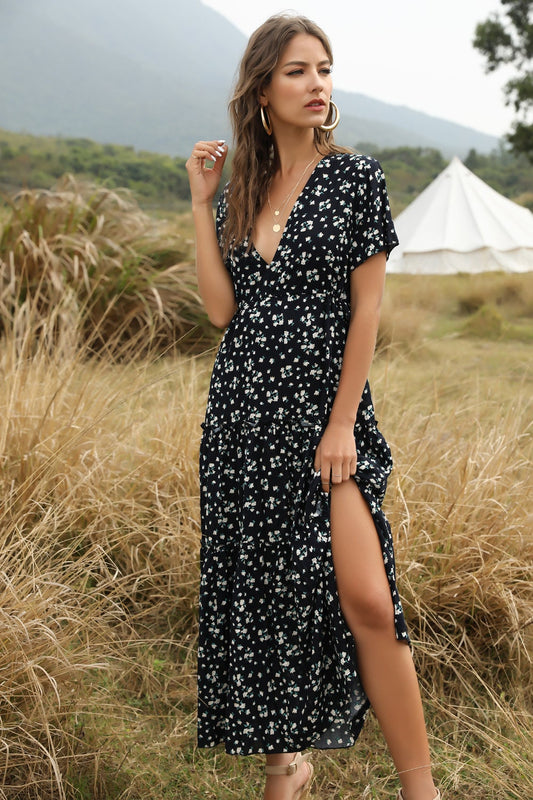 Boho Blossom Maxi Dress