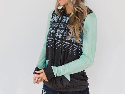 Floral Bliss Hooded Sweatshirt