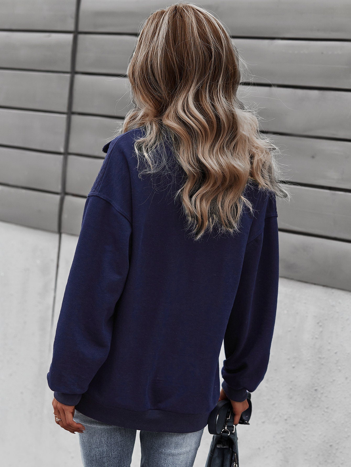 Cozy Zip-Up Kangaroo Pocket Pullover Sweater