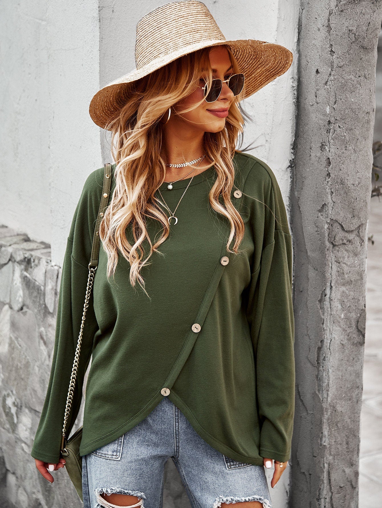 Cozy Buttoned Sweater