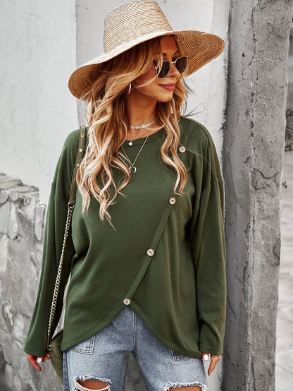Cozy Buttoned Sweater
