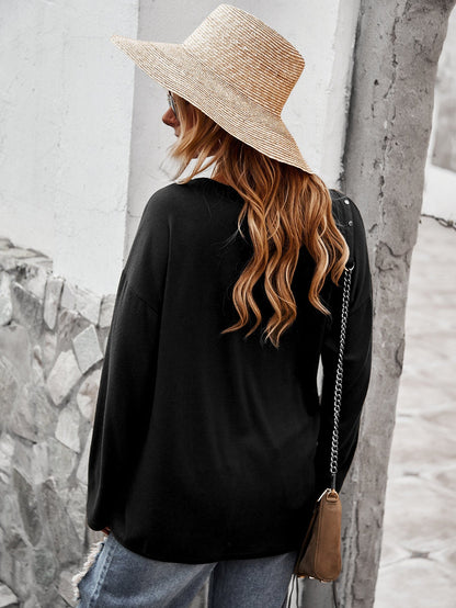 Cozy Buttoned Sweater