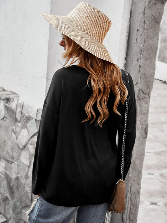 Cozy Buttoned Sweater
