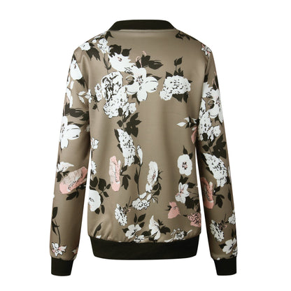 Floral Blossom Bomber Jacket