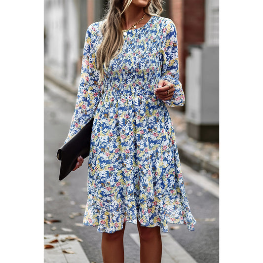 Floral Ruffle Fit Dress | Dress - Women's | 2024, above the knee, Clearance, Dress, LK, not show | Elings